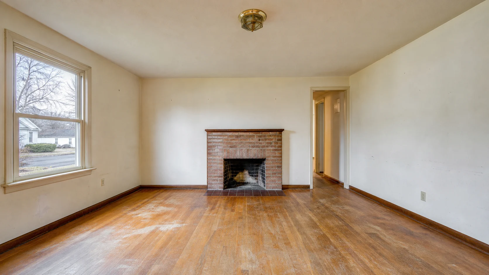 Illustrative current-condition sample of a dated residential kitchen