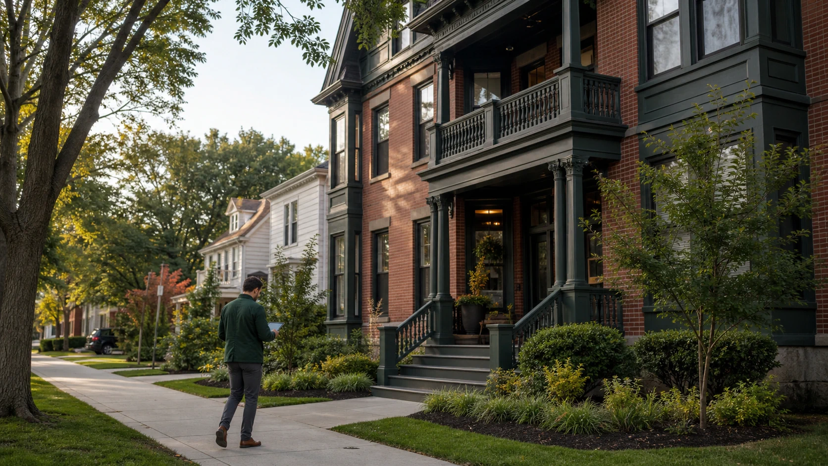 Illustrative residential property used to represent renovation coordination
