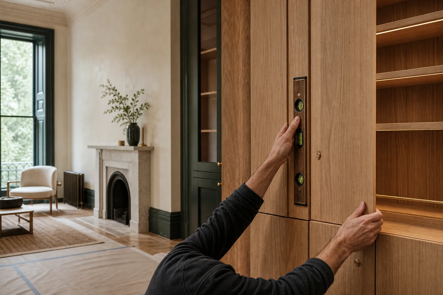 Illustrative precision home-installation concept